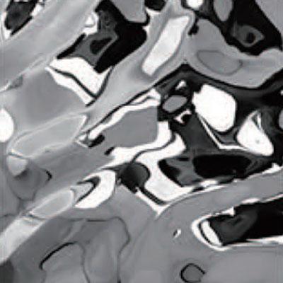 201 304 316 Acqua ondulata lamiera di acciaio Specchio lucidato Champagne colore oro Decorativo 6