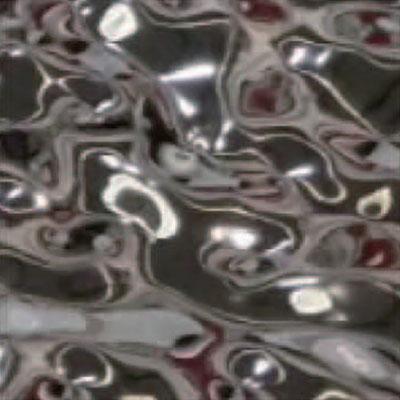 201 304 316 Acqua ondulata lamiera di acciaio Specchio lucidato Champagne colore oro Decorativo 7