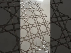 Architettura rete metallica intrecciata